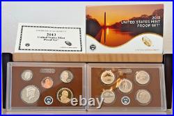 US Mint Clad Proof Sets Mixed Years Lot 2013, 2014, 2015, 2016, 2017 OGP withCOAs