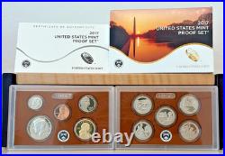 US Mint Clad Proof Sets Mixed Years Lot 2013, 2014, 2015, 2016, 2017 OGP withCOAs