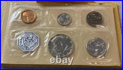 US Mint Philadelphia 1964 Proof Coins Lot of 5 Sets Original Packaging