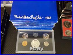 US Mint Proof Coin Sets Lot + Silver Proof Sets (36 Total Sets)