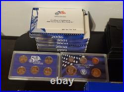 US Mint Proof Coin Sets Lot + Silver Proof Sets (36 Total Sets)