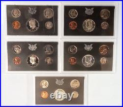 US Mint Proof Set Collection 1968-2002 in PCS America's Finest Coinage Wood Case