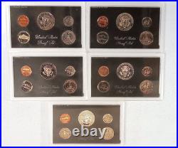 US Mint Proof Set Collection 1968-2002 in PCS America's Finest Coinage Wood Case