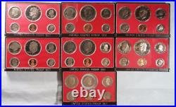 US Mint Proof Set Collection 1968-2002 in PCS America's Finest Coinage Wood Case