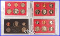 US Mint Proof Set Collection 1968-2002 in PCS America's Finest Coinage Wood Case