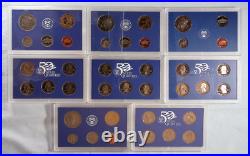 US Mint Proof Set Collection 1968-2002 in PCS America's Finest Coinage Wood Case