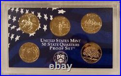 US Mint Proof State Quarters Set + 1 Silver Proof Quarters Set
