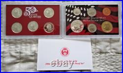 US Mint Silver Proof Sets 2000 2003 2004 COA Lot Of 3