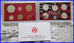US Mint Silver Proof Sets 2000 2003 2004 COA Lot Of 3