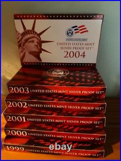 US Mint Silver Proof sets