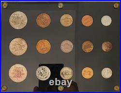 US Proof Sets (x3). 1960, 1961, 1962 in Clear Plastic Holder. Toned