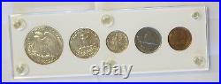 United States 1940 5 Coin 90% Silver Proof Set 50, 25, 10, 5 & 1 Cent