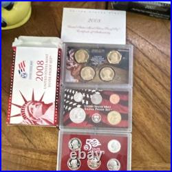 United States Mint 2008 Silver Proof Set San Francisco with Certificate