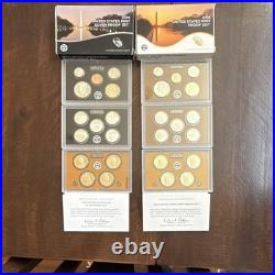 United States Mint 2014 Silver Proof Set & Proof Set with COA