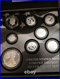 United States Mint Limited Edition 2018 Silver Proof Set