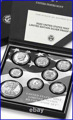 United States Mint Limited Edition 2020 Silver Proof Set IN HAND Ready