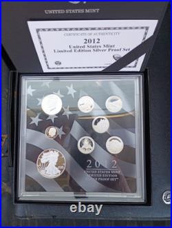 United States Mint Limited Edition Silver Proof Set 2012