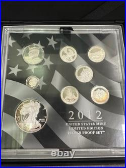 United States Mint Limited Edition Silver Proof Set 2012