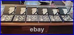United States Mint Limited Edition Silver Proof Set LOT of 6