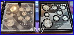 United States Mint Limited Edition Silver Proof Set LOT of 6