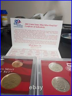 United States Mint Silver Proof Set Excellent Condition Never Opened