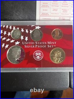 United States Mint Silver Proof Set Excellent Condition Never Opened