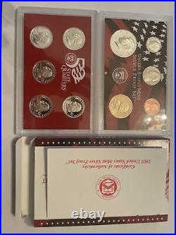 United States Mint Silver Proof Set Lot 22 Sets