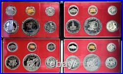 United States Proof Sets 1971-1992 LOT OF 22 UNC OGP COA Eisenhower, SBA United States Proof Sets 1971-1992 LOT OF 22 UNC OGP COA Eisenhower, SBA