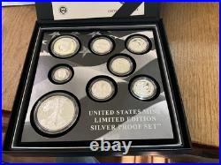 United States U. S. Mint 2017 Limited Edition Silver Proof Set with Box United States U. S. Mint 2017 Limited Edition Silver Proof Set with Box