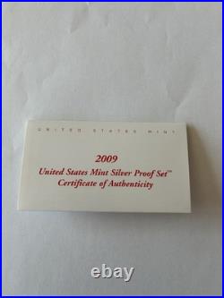 Us Mint 2009 S Silver Proof Set In Original Us Government