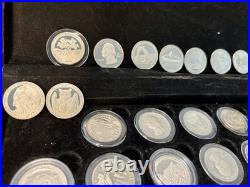 Us Proof Quarter Set. In Capsules And Box. Utra Cameo Excellent Condition Us Proof Quarter Set. In Capsules And Box. Utra Cameo Excellent Condition