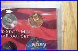 Very Rare Error Set 2005 Silver Proof Set 10 Coins Coa & Ogp Error Set