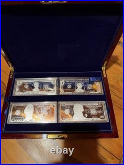 Washington Mint Silver Proof Bill Set 1oz Each With COA & Box from $1 to $00 7oz