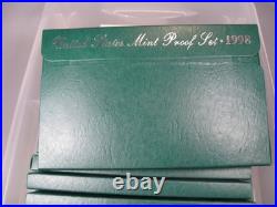 Wholesale Lot 20 Green Box US Mint PROOFS Sets. 1994-1998 @Look@List@ #2