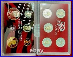 Year 2000 US Mint SILVER PROOF SET with Box and COA (Set of 10 Coins)